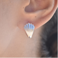 Esmarie Earrings & Tresor Open Ring Gift Set (Silver) image