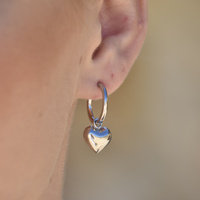 Lavin Earrings & Lavinia Heart Necklace Gift Set (Silver) image