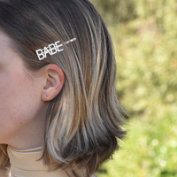 Babe Rhinestone Hair Clip image