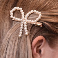 Paige Vintage Girly Bow Tie Barrette image