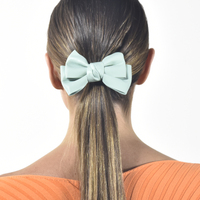 Charlotte Bow Tie Hair Clip (Light Turquoise) image