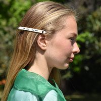 Give Me Eyeliner Barrette (White) image