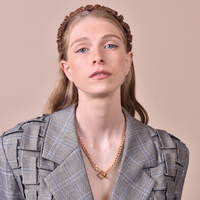 Tallulah Scrunched Headband (Brown) image