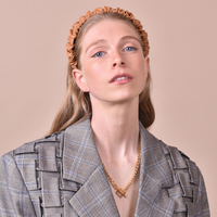 Tallulah Scrunched Headband (Turmeric) image