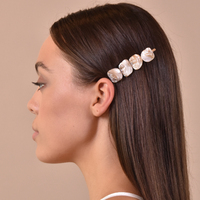 Darya Artisan Irregular Shell Hair Clip image