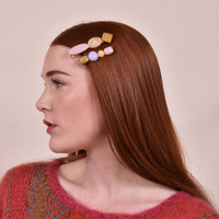 Winnie Retro Pastel Barrette Set image