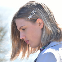 Maybe Rhinestone Hair Clip image