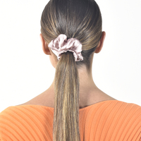 Laurie Mulberry Silk Scrunchie (Plum) image