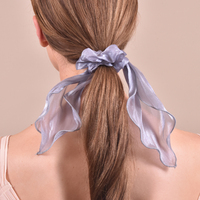 Okeley High Gloss Bridal Style Scrunchie image