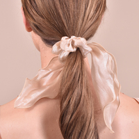 Clarissa High Gloss Bridal Style Scrunchie image