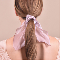 Felicia High Gloss Bridal Style Scrunchie image