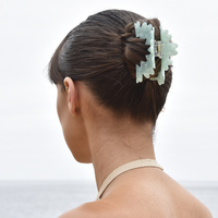 Gigi Artsy Wavy Hair Claw - Aqua image