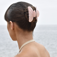 Everlee Rose Shimmer Hair Claw - Medium