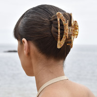 Auburn Crecent Hair Claw - Large image