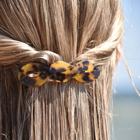 Charli Tortoise Twisted Resin Barrette