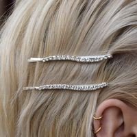 Birdie Wavy Diamante Hair Clip Set image