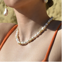 Sequoia Artisan 24K Mediterranean Pearl Necklace  image