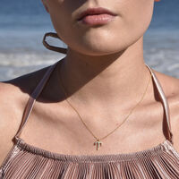 Aries Diamante Pendant Necklace (Gold)  image