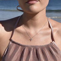 Aries Diamante Pendant Necklace (Silver) image