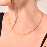 Angele Fine Gold Spine Necklace image