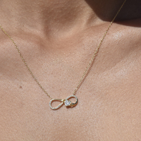 Infinite Love Pendant Necklace (Gold) image
