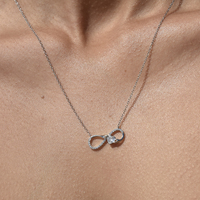 Infinite Love Pendant Necklace (Silver) image