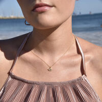Libra Diamante Pendant Necklace (Gold) image