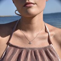 Libra Diamante Pendant Necklace (Silver) image