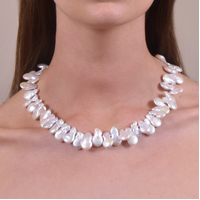 Audriana Luxury Baroque Pearl Necklace  image