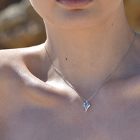 Lavinia Classic Love Heart Pendant Necklace (Silver) image