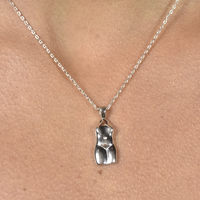 Eros Body Art Pendant Necklace (Silver) image