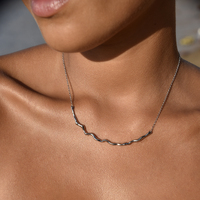 Be The Flow Artisan Necklace (Silver) image