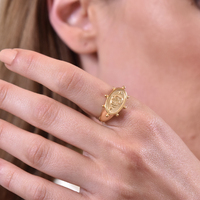 Margaux Artisan Gold Vermeil Open Ring image
