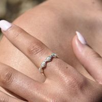 Tresor Artisan Scallop Open Ring (Silver) image