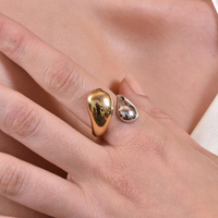 Monique Dual Tone Open Ring image