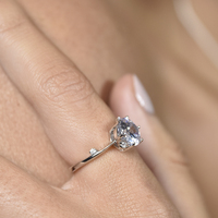 Phaedra Austrian Fine Zircon Open Ring (Silver) image