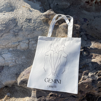 She Is Gemini Eco Zodiac Muse Tote Bag
