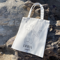 She Is Libra Eco Zodiac Muse Tote Bag