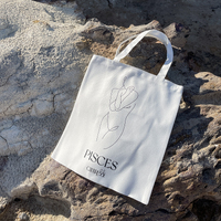 She Is Pisces Eco Zodiac Muse Tote Bag