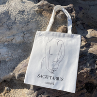 She Is Sagittarius Eco Zodiac Muse Tote Bag