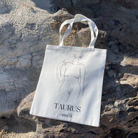 She Is Taurus Eco Zodiac Muse Tote Bag