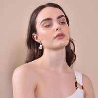 Mediterranean Baroque Pearl Drop Earrings (Imperfect)