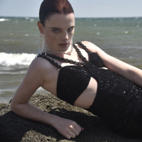 Bellatrix Catwalk Diamante Statement Earrings 