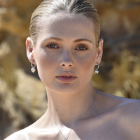 Lavin Classic Love Heart Drop Earrings (Silver)