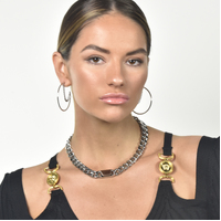 Not Your Regular Hoop Earrings (Silver)