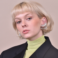 Belle Ame Diamante Climber Earrings