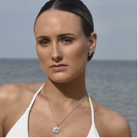 Evonne Croissant-Chic Earrings (Silver)