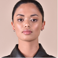 Ace Minimalist Dainty Hoop Earrings - Silver