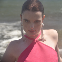 Chase Diamante Leopard Statement Earrings (Oversized)