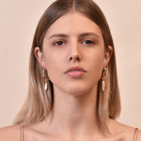 Alatea  Freshwater Pearl Hoop Earrings